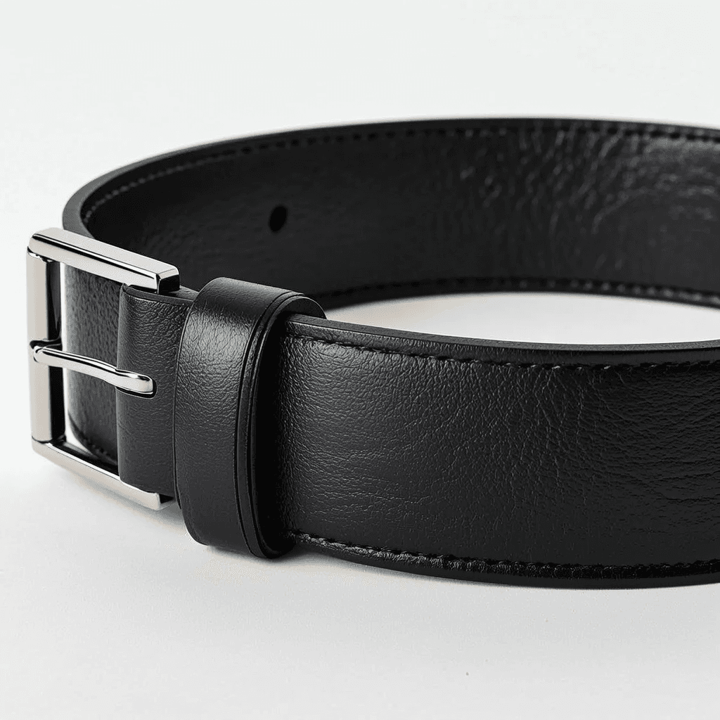 Leather Belt Black S — alternate view